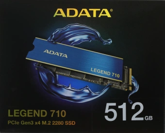 Накопитель SSD A-Data PCIe 3.0 x4 512GB ALEG-710-512GCS Legend 710 M.2 2280 - купить недорого с доставкой в интернет-магазине