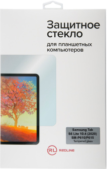 Защитное стекло для экрана Redline для Samsung Tab S6 Lite 1шт. (УТ000020568) - купить недорого с доставкой в интернет-магазине
