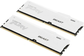 Память DDR5 2x16GB 6000MHz Kingston KF560C30BWEAK2-32 Fury Beast RGB RTL Gaming PC5-48000 CL30 DIMM 288-pin 1.4В kit single rank с радиатором Ret - купить недорого с доставкой в интернет-магазине
