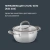Кастрюля Rondell Balance RDS-753 2л. d=18см (с крышкой) стальной - цена, купить или заказать с доставкой в интернет-магазине Кастрюля Rondell Balance RDS-753 2л. d=18см (с крышкой) стальной - купить недорого с доставкой в интернет-магазине