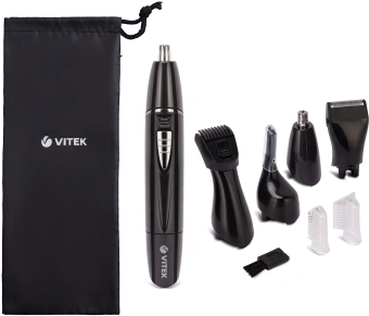Триммер Vitek VT-2545 черный (насадок в компл:4шт) - купить недорого с доставкой в интернет-магазине