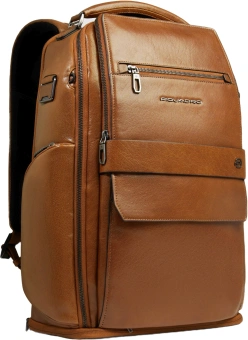 Рюкзак мужской Piquadro Solm CA7023S141BM/BE песочный кожа - купить недорого с доставкой в интернет-магазине