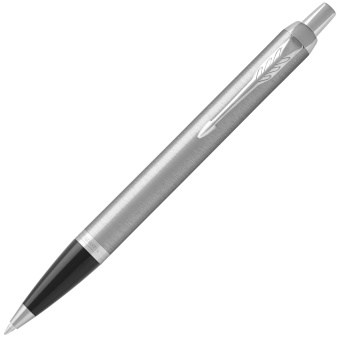 Ручка шариков. Parker IM Essential K319 (CW2143631) Brushed Metal CT M син. черн. подар.кор. сменный стержень 1стерж. кругл. 1цв. 1 ручка/Подарочный футляр - купить недорого с доставкой в интернет-магазине