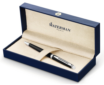 Ручка шариков. Waterman Hemisphere (CWS0920570) Mars Black CT M син. черн. подар.кор. - купить недорого с доставкой в интернет-магазине