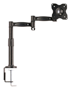 Кронштейн для мониторов ЖК Kromax OFFICE-2 серый 15"-32" макс.10кг настольный поворот и наклон - купить недорого с доставкой в интернет-магазине