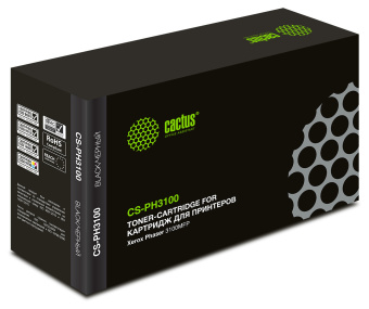 Картридж лазерный Cactus CS-PH3100 106R01379 черный (4000стр.) для Xerox Phaser 3100MFP - купить недорого с доставкой в интернет-магазине