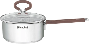 Ковш Rondell Etery RDS-1598 1.3л. d=16см (с крышкой) стальной - цена, купить или заказать с доставкой в интернет-магазине Ковш Rondell Etery RDS-1598 1.3л. d=16см (с крышкой) стальной - купить недорого с доставкой в интернет-магазине