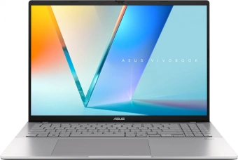 Ноутбук Asus VivoBook S16 S3607VA-RP041 Core i5 13420H 16Gb SSD512Gb Intel UHD Graphics 16" IPS WUXGA (1920x1200) без ОС silver WiFi BT Cam (90NB1671-M002W0) - купить недорого с доставкой в интернет-магазине