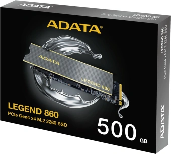 Накопитель SSD A-Data PCIe 4.0 x4 500GB SLEG-860-500GCS Legend 860 M.2 2280 - купить недорого с доставкой в интернет-магазине