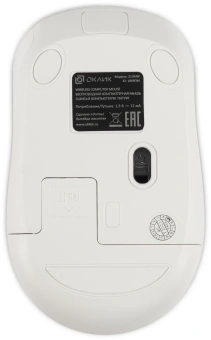 Мышь Оклик 310MW белый/синий оптическая 3200dpi беспров. USB для ноутбука 4but (1869094) - купить недорого с доставкой в интернет-магазине