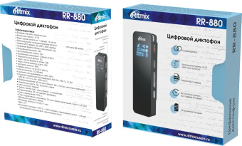 Диктофон Цифровой Ritmix RR-880 16Gb черный - купить недорого с доставкой в интернет-магазине