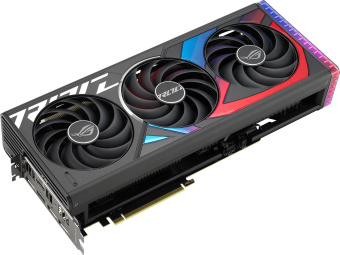 Видеокарта Asus PCI-E 4.0 ROG-STRIX-RTX4070TI-12G-GAMING NVIDIA GeForce RTX 4070TI 12Gb 192bit GDDR6X 2610/21000 HDMIx2 DPx3 HDCP Ret - купить недорого с доставкой в интернет-магазине
