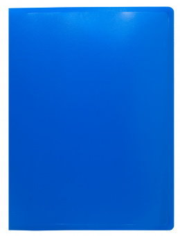 Папка с 10 прозр.вклад. Buro -ECB10BLUE A4 пластик 0.5мм синий - купить недорого с доставкой в интернет-магазине