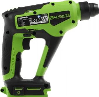 Перфоратор Greenworks GD24SDS1 патрон:SDS-plus уд.:1.2Дж аккум. (кейс в комплекте) - купить недорого с доставкой в интернет-магазине