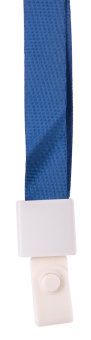 Шнур для пропуска Deli 8352blue 45х1см нейлон синий (упак.:12шт) пластиковый пакет - купить недорого с доставкой в интернет-магазине