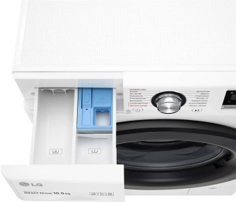 Стиральная машина LG TW4V3RS6W класс: A загр.фронтальная макс.:10.5кг белый инвертор - купить недорого с доставкой в интернет-магазине