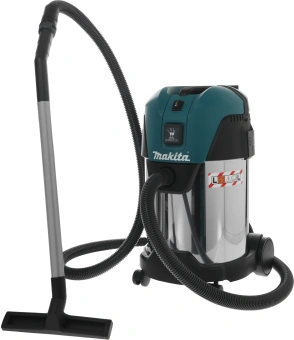 Строительный пылесос Makita VC3011L (уборка: сухая/влажная) зеленый - купить недорого с доставкой в интернет-магазине