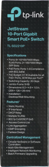 Коммутатор TP-Link SG2210P (L2) 8x1Гбит/с 2SFP 8PoE+ управляемый - купить недорого с доставкой в интернет-магазине