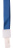 Шнур для пропуска Deli 8352blue 45х1см нейлон синий (упак.:12шт) пластиковый пакет - купить недорого с доставкой в интернет-магазине