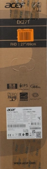 Монитор Acer 27" EK271P6bi черный IPS LED 1ms 16:9 HDMI матовая 250cd 178гр/178гр 1920x1080 144Hz FreeSync VGA FHD 3.42кг - купить недорого с доставкой в интернет-магазине