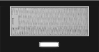 Вытяжка встраиваемая Weissgauff TEL 600 Glass черный управление: кулисные переключатели (1 мотор) - купить недорого с доставкой в интернет-магазине