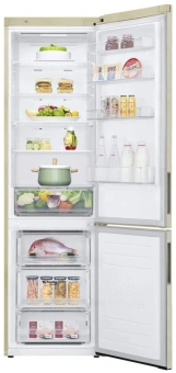Холодильник LG GA-B509CESL 2-хкамерн. бежевый мат. инвертер - купить недорого с доставкой в интернет-магазине