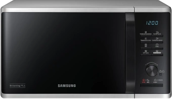 Микроволновая Печь Samsung MG23K3515AS/BW 23л. 800Вт серебристый/черный - купить недорого с доставкой в интернет-магазине