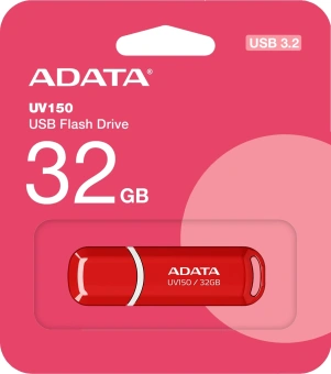 Флеш Диск A-Data 32GB DashDrive UV150 AUV150-32G-RRD USB3.0 красный - купить недорого с доставкой в интернет-магазине