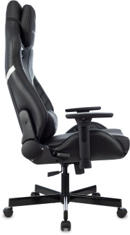 Кресло игровое Knight Thunder 5X черный экокожа крестов. металл - купить недорого с доставкой в интернет-магазине