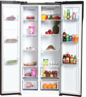 Холодильник Hyundai CS4505F 2-хкамерн. нержавеющая сталь - купить недорого с доставкой в интернет-магазине