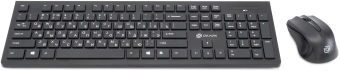 Клавиатура + мышь Оклик 250M клав:черный мышь:черный USB беспроводная slim (997834) - купить недорого с доставкой в интернет-магазине