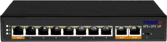Коммутатор Trassir TR-NS1110-120-8POE (L2) 10x100Мбит/с 8PoE 120W неуправляемый - купить недорого с доставкой в интернет-магазине