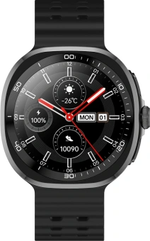 Смарт-часы Tecno Watch Neo 1.43" AMOLED корп.черный рем.черный (WN01) - купить недорого с доставкой в интернет-магазине