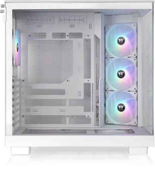 Корпус Thermaltake View 380 XL TG ARGB белый без БП E-ATX 2x120mm 2xUSB3.0 1xUSB3.1 audio bott PSU - купить недорого с доставкой в интернет-магазине