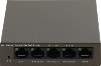 Межсетевой экран IP-Com M20-PoE 10/100/1000BASE-TX серый - купить недорого с доставкой в интернет-магазине