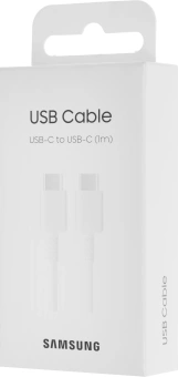 Кабель Samsung EP-DA705 EP-DA705BWEGWW USB Type-C (m)-USB Type-C (m) 1м белый коробка - купить недорого с доставкой в интернет-магазине