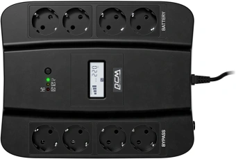 Источник бесперебойного питания Powercom Spider SPD900EU 540Вт 900ВА черный - купить недорого с доставкой в интернет-магазине