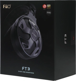 Наушники мониторные Fiio FT3 3м черный проводные оголовье - купить недорого с доставкой в интернет-магазине