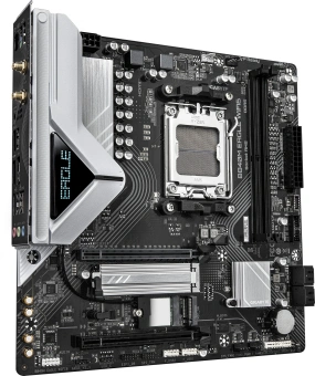 Материнская плата Gigabyte B840M EAGLE WIFI6 Socket AM5 AMD B840 2xDDR5 mATX AC`97 8ch(7.1) 2.5Gg RAID+HDMI+DP - купить недорого с доставкой в интернет-магазине