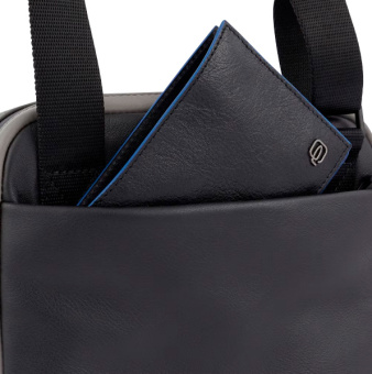 Сумка мужская Piquadro Urban CA1816UB00/NGR черная/серая натур.кожа - купить недорого с доставкой в интернет-магазине