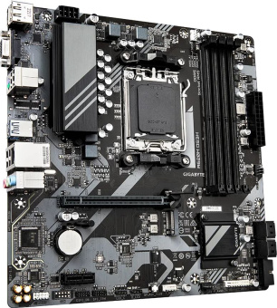 Материнская плата Gigabyte A620M DS3H SocketAM5 AMD A620 4xDDR5 mATX AC`97 8ch(7.1) GbLAN RAID+VGA+HDMI+DP - купить недорого с доставкой в интернет-магазине