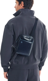 Сумка Piquadro Blue Square CA3084B2/BLU2 синяя натур.кожа - купить недорого с доставкой в интернет-магазине