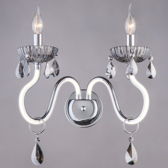 Бра Hiper Jennie H824-2 40Вт хром - купить недорого с доставкой в интернет-магазине