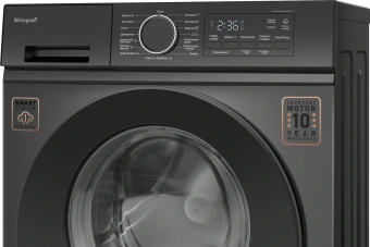 Стиральная машина Weissgauff WM 48128 Inverter Steam класс: A+++ загр.фронтальная макс.:8кг темно-серый инвертор - купить недорого с доставкой в интернет-магазине