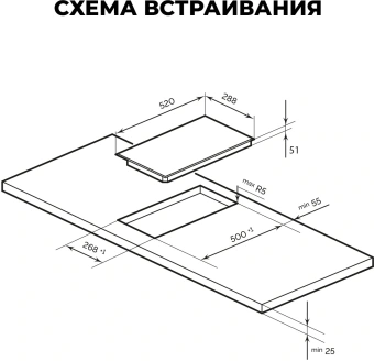 Варочная поверхность Lex EVH 321A BL черный - купить недорого с доставкой в интернет-магазине