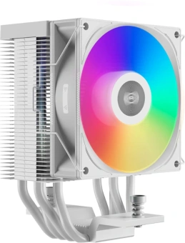 Устройство охлаждения(кулер) PcCooler R400 ARGB Soc-AM5/AM4/1200/1700/1851 белый 4-pin 18-30dB Al+Cu 180W Ret (R400-WHAWYX-US) - купить недорого с доставкой в интернет-магазине