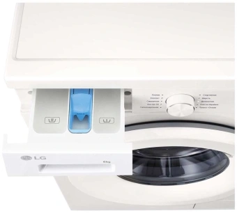 Стиральная машина LG F2Y1NS3W.ABWPCOM класс: A загр.фронтальная макс.:6кг белый инвертор - купить недорого с доставкой в интернет-магазине