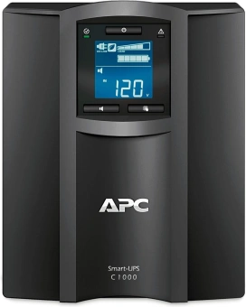 Источник бесперебойного питания APC Smart-UPS C SMC1000IC 600Вт 1000ВА черный - купить недорого с доставкой в интернет-магазине