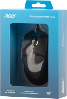 Мышь Acer OMW121 черный оптическая 6400dpi USB 6but (ZL.MCEEE.00U) - купить недорого с доставкой в интернет-магазине