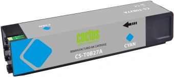Картридж струйный Cactus CS-T0B27A 982X голуб.пигм. (223мл) для HP PageWide 765dn/780 Enterprise Color с чипом - купить недорого с доставкой в интернет-магазине